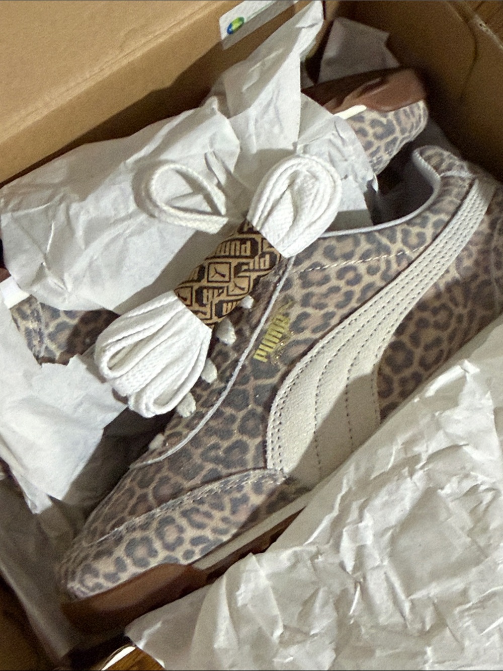 Puma Womens Arizona Leo Vapor Grey Like New US 7/ 39 - Picture 13 of 13